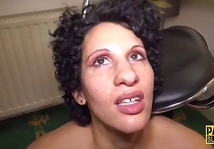 Domination and torture in a BDSM mature video