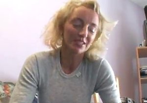 White panties MILF wants to climb on top of him