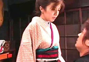 Japanese mommy moaning during hardcore sex