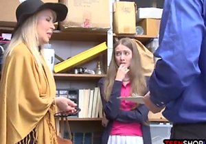 Shoplifter slut fucked alongside her step-granny